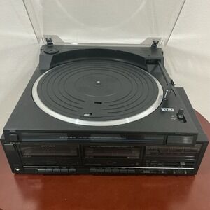 Optimus SCT-87 High Speed Dubbing Stereo Cassette Deck & LAB-460 Auto Turntable